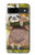 S3138 Cute Baby Sloth Paint Hülle Schutzhülle Taschen für Google Pixel 8a