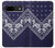 S3357 Navy Blue Bandana Pattern Hülle Schutzhülle Taschen für Google Pixel 8a