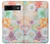 S3705 Pastel Floral Flower Hülle Schutzhülle Taschen für Google Pixel 8a