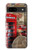S3856 Vintage London British Hülle Schutzhülle Taschen für Google Pixel 8a