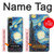 S0582 Van Gogh Starry Nights Hülle Schutzhülle Taschen für Sony Xperia 10 VI