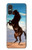 S0934 Wild Black Horse Hülle Schutzhülle Taschen für Sony Xperia 10 VI