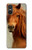 S1595 Beautiful Brown Horse Hülle Schutzhülle Taschen für Sony Xperia 10 VI