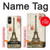 S2108 Eiffel Tower Paris Postcard Hülle Schutzhülle Taschen für Sony Xperia 10 VI
