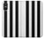 S2297 Black and White Vertical Stripes Hülle Schutzhülle Taschen für Sony Xperia 10 VI