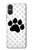 S2355 Paw Foot Print Hülle Schutzhülle Taschen für Sony Xperia 10 VI