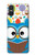 S2521 Cute Nerd Owl Cartoon Hülle Schutzhülle Taschen für Sony Xperia 10 VI