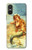 S3184 Little Mermaid Painting Hülle Schutzhülle Taschen für Sony Xperia 10 VI