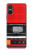 S3204 Red Cassette Recorder Graphic Hülle Schutzhülle Taschen für Sony Xperia 10 VI S3204 Red Cassette Recorder Graphic Hülle Schutzhülle Taschen für Sony Xperia 10 VI