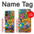 S3281 Colorful Hippie Flowers Pattern Hülle Schutzhülle Taschen für Sony Xperia 10 VI