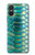 S3414 Green Snake Scale Graphic Print Hülle Schutzhülle Taschen für Sony Xperia 10 VI