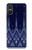 S3950 Textile Thai Blue Pattern Hülle Schutzhülle Taschen für Sony Xperia 10 VI
