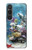 S0227 Aquarium Hülle Schutzhülle Taschen für Sony Xperia 1 VI