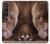 S0519 PitBull Face Hülle Schutzhülle Taschen für Sony Xperia 1 VI