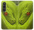 S0785 Green Snake Hülle Schutzhülle Taschen für Sony Xperia 1 VI