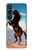 S0934 Wild Black Horse Hülle Schutzhülle Taschen für Sony Xperia 1 VI