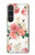 S1859 Rose Pattern Hülle Schutzhülle Taschen für Sony Xperia 1 VI