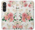 S1859 Rose Pattern Hülle Schutzhülle Taschen für Sony Xperia 1 VI