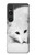S2569 White Arctic Fox Hülle Schutzhülle Taschen für Sony Xperia 1 VI