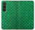 S2704 Green Fish Scale Pattern Graphic Hülle Schutzhülle Taschen für Sony Xperia 1 VI