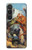 S3331 Peter Paul Rubens Tiger und Lowenjagd Hülle Schutzhülle Taschen für Sony Xperia 1 VI