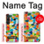 S3391 Abstract Art Mosaic Tiles Graphic Hülle Schutzhülle Taschen für Sony Xperia 1 VI