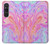S3444 Digital Art Colorful Liquid Hülle Schutzhülle Taschen für Sony Xperia 1 VI
