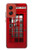 S0058 British Red Telephone Box Hülle Schutzhülle Taschen für Motorola Moto G Stylus 5G (2024)