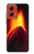 S0745 Volcano Lava Hülle Schutzhülle Taschen für Motorola Moto G Stylus 5G (2024)