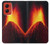 S0745 Volcano Lava Hülle Schutzhülle Taschen für Motorola Moto G Stylus 5G (2024)