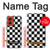 S1611 Black and White Check Chess Board Hülle Schutzhülle Taschen für Motorola Moto G Stylus 5G (2024)