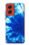S1869 Tie Dye Blue Hülle Schutzhülle Taschen für Motorola Moto G Stylus 5G (2024)
