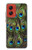 S1965 Peacock Feather Hülle Schutzhülle Taschen für Motorola Moto G Stylus 5G (2024)