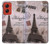 S2211 Paris Postcard Eiffel Tower Hülle Schutzhülle Taschen für Motorola Moto G Stylus 5G (2024)