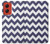 S2345 Navy Blue Shavron Zig Zag Pattern Hülle Schutzhülle Taschen für Motorola Moto G Stylus 5G (2024)