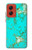 S2377 Turquoise Gemstone Texture Graphic Printed Hülle Schutzhülle Taschen für Motorola Moto G Stylus 5G (2024)