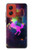 S2486 Rainbow Unicorn Nebula Space Hülle Schutzhülle Taschen für Motorola Moto G Stylus 5G (2024)
