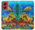 S2568 Sea Seabed Fish Corals Underwater Ocean Hülle Schutzhülle Taschen für Motorola Moto G Stylus 5G (2024)
