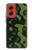 S2877 Green Snake Skin Graphic Printed Hülle Schutzhülle Taschen für Motorola Moto G Stylus 5G (2024)