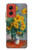 S2937 Claude Monet Bouquet of Sunflowers Hülle Schutzhülle Taschen für Motorola Moto G Stylus 5G (2024)