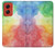 S2945 Colorful Watercolor Hülle Schutzhülle Taschen für Motorola Moto G Stylus 5G (2024)