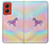 S3203 Rainbow Unicorn Hülle Schutzhülle Taschen für Motorola Moto G Stylus 5G (2024)