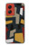 S3386 Abstract Fabric Texture Hülle Schutzhülle Taschen für Motorola Moto G Stylus 5G (2024)