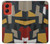 S3386 Abstract Fabric Texture Hülle Schutzhülle Taschen für Motorola Moto G Stylus 5G (2024)