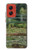 S3674 Claude Monet Footbridge and Water Lily Pool Hülle Schutzhülle Taschen für Motorola Moto G Stylus 5G (2024)