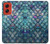 S3809 Mermaid Fish Scale Hülle Schutzhülle Taschen für Motorola Moto G Stylus 5G (2024)