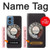 S0059 Retro Rotary Phone Dial On Hülle Schutzhülle Taschen für Motorola Moto G Play 4G (2024)