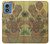 S0214 Van Gogh Vase Fifteen Sunflowers Hülle Schutzhülle Taschen für Motorola Moto G Play 4G (2024)