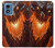 S0414 Fire Dragon Hülle Schutzhülle Taschen für Motorola Moto G Play 4G (2024)