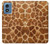 S0422 Giraffe Skin Hülle Schutzhülle Taschen für Motorola Moto G Play 4G (2024)